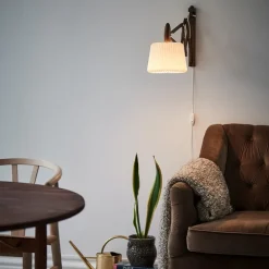 Le Klint 223-120XS Sax vägglampa Rökt ek