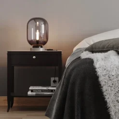 Leola bordslampa rökgrå