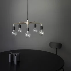 Leonard chandelier Taklampa svart