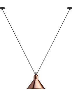 Les Acrobates de gras N°323 L taklampa conic koppar