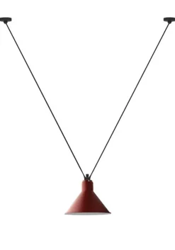 Les Acrobates de gras N°323 L taklampa conic röd