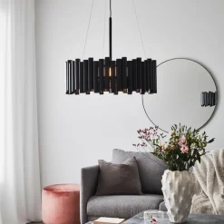 Level taklampa svart