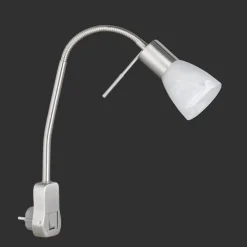 Levisto vägglampa borstat stål