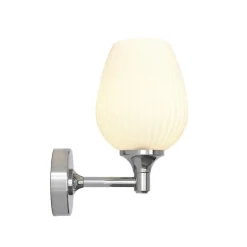 Liberty vägglampa IP44 krom