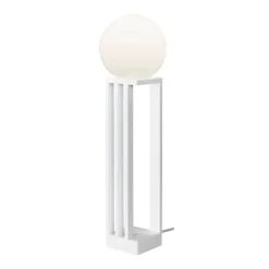 Libreria bordslampa vit strukturlack/opalglas