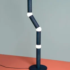Lightbone golvlampa blå/ek