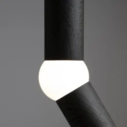 Lightbone golvlampa svart/ek