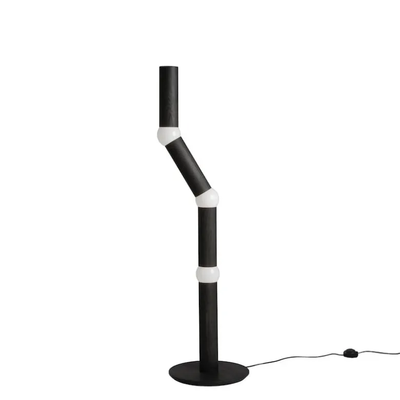 Lightbone golvlampa svart/ek