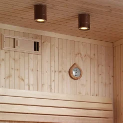 Light On Downlight taklampa bastu brun IP44