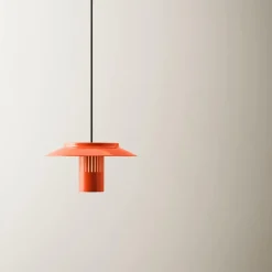 Lille 24 taklampa red orange