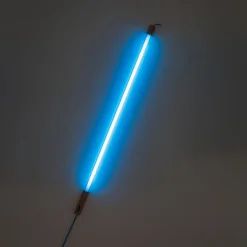 Linea neon lamp LED wood blå