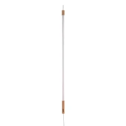 Linea neon lamp LED wood vit