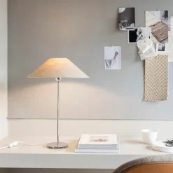 Line 45 bordslampa silver