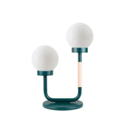 Little Darling bordslampa Peacock Green