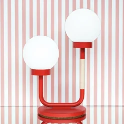 Little Darling bordslampa Strawberry Red