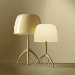Lumiere nuances grande bordslampa med dimmer sahara
