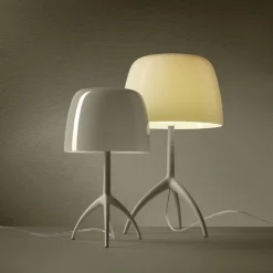 Lumiere nuances piccola bordslampa med dimmer creta