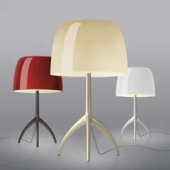 Lumiere piccola bordslampa med dimmer champagne/varmvit