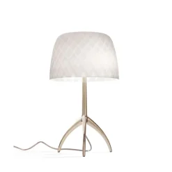 Lumiere 30th grande bordslampa med dimmer champagne/pastilles