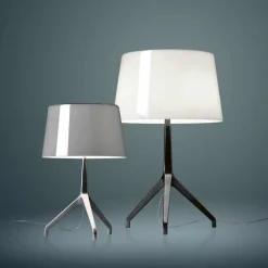 Lumiere XXL bordslampa aluminium/grå