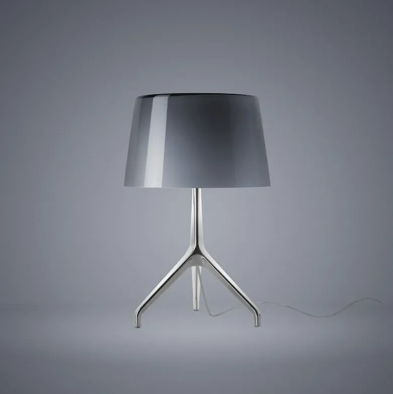 Lumiere XXL bordslampa aluminium/grå