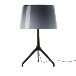 Lumiere XXL bordslampa svart krom/grå
