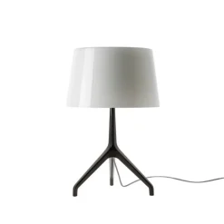 Lumiere XXS bordslampa svart krom/vit