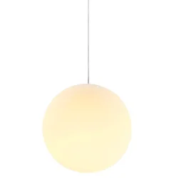Luna large taklampa vit