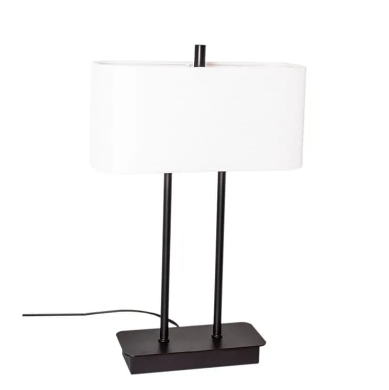 Luton bordlampa Svart/vit