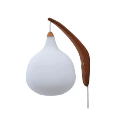 Luxus 706 vägglampa kort arm ek