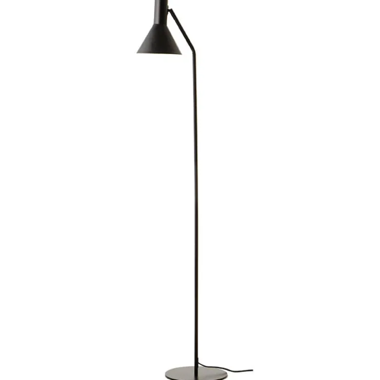 Lyss golvlampa matt black