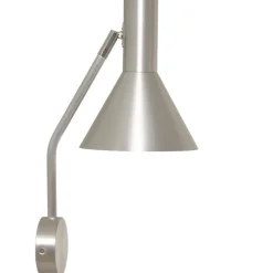 Lyss vägglampa brushed aluminium