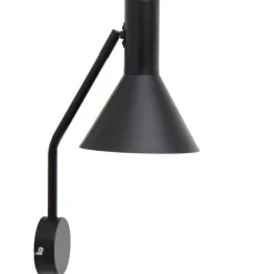 Lyss vägglampa matt black