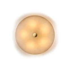 Magma Large Vägglampa med Five Sphere G70 LED Bulbs Polarvit/mässing