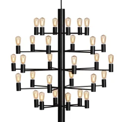 Manola 30 taklampa satin svart