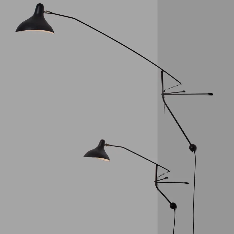 Mantis BS2 mini vägglampa matt svart