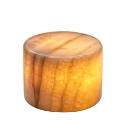 Marble 60x80 bordsljus polerad marmor amber