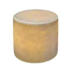 Marble 80x80 bordsljus silkesmatt marmor beige