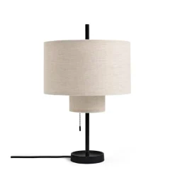 Margin bordslampa beige canvas