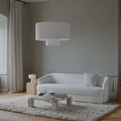 Margin portable bordslampa white
