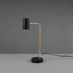 Marley bordslampa borstat mässing/matt svart