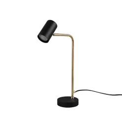 Marley bordslampa borstat mässing/matt svart