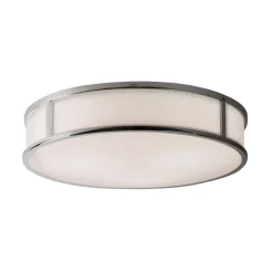 Mashiko round 400 plafond IP44 polerad krom