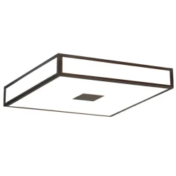 Mashiko square 400 plafond IP44 brons