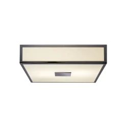 Mashiko square 300 plafond IP44 polerad krom
