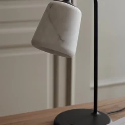 Material bordslampa kork/svart