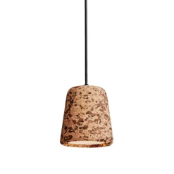 Material taklampa mixad kork/svart