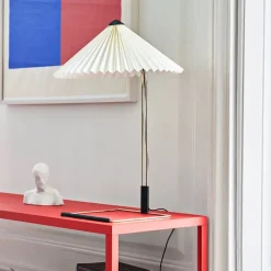 Matin 380 bordslampa white/brass