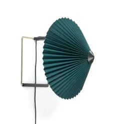 Matin 300 vägglampa green/brass