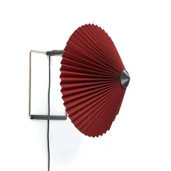 Matin 300 vägglampa oxide red/brass